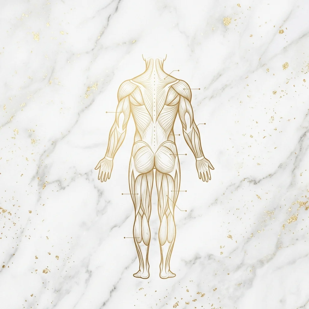 Ícone de anatomia muscular premium