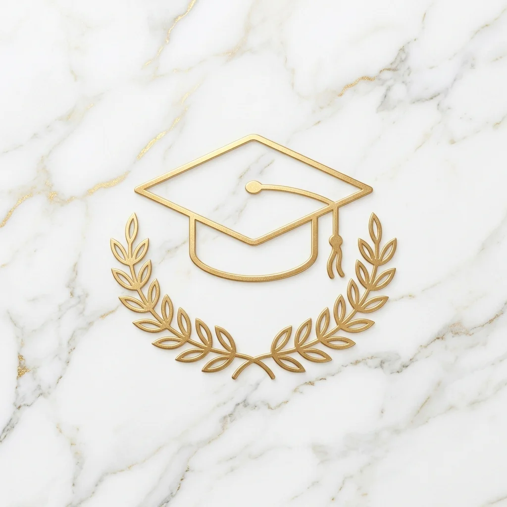 Ícone de graduação premium